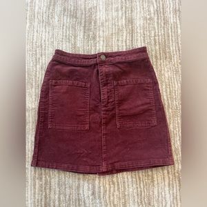 Billabong mini skirt corduroy size 26